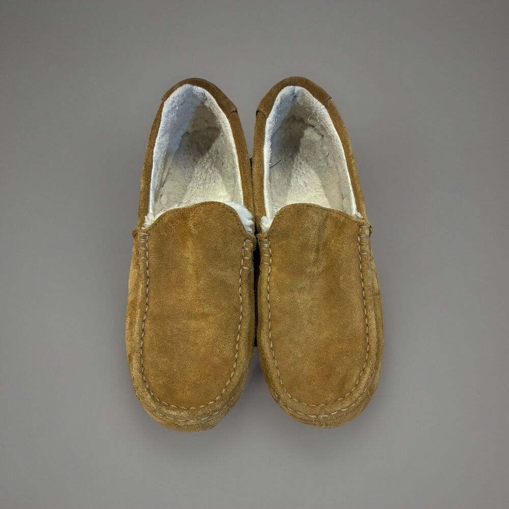 Koolaburra by UGG Tipton Men’s Slippers Size 11 Brown Suede Moccasin Sherpa